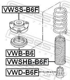 Опора амортизатора audi A3/VW golf V/passat/touran