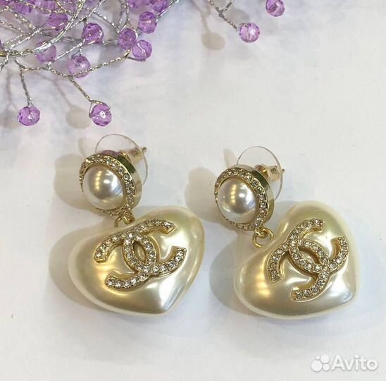 Серьги Chanel