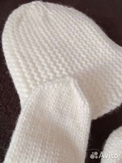 Комплект шапка, снуд и варежки