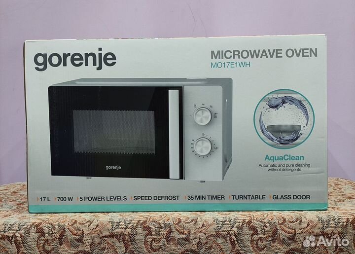 Микроволновая печь gorenje MO17E1WH