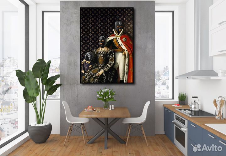 Картина на холсте Criss Bellini арт портрет