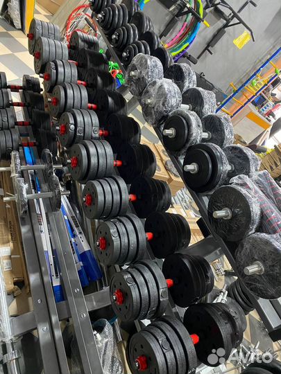 Гантели разборные штанга