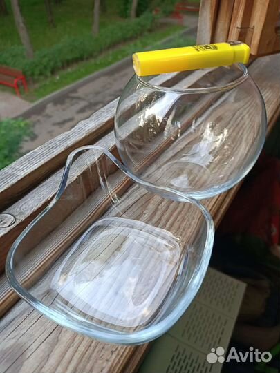 Соусник и бокал стекло