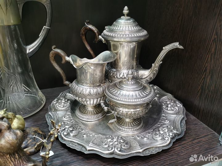 Серебро столовое Европа СССР сервиз посуда