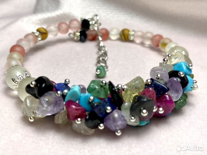 Браслет оберег натуральные камни