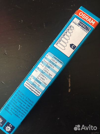 Лампа галогенная Osram Haloline R7s 400w