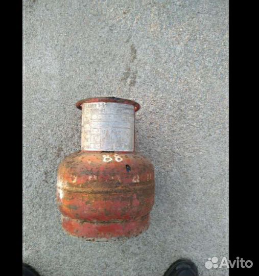 Газовый баллон на 3.5 литра б.у