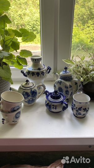 Чайный сервиз гжель