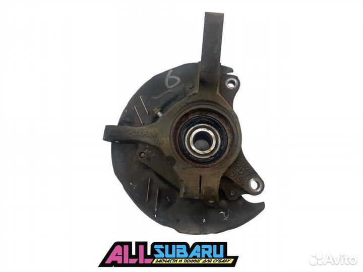 Кулак передний, ступица, цапфа передний правый