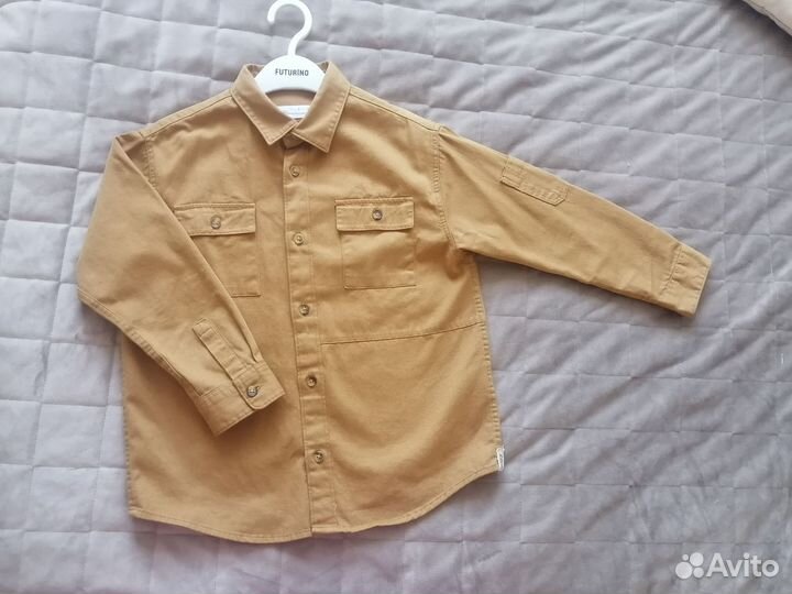 Рубашка zara для мальчика 122