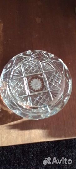 Пепельница хрустальная