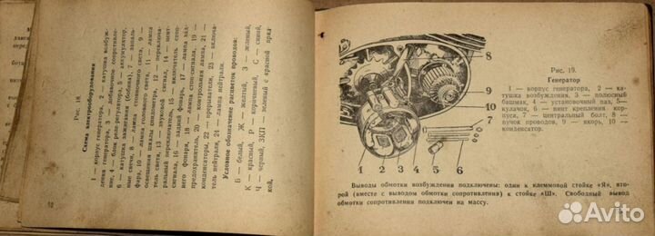 Книга-инструкция по уходу за мотоциклом Иж-Юпитер