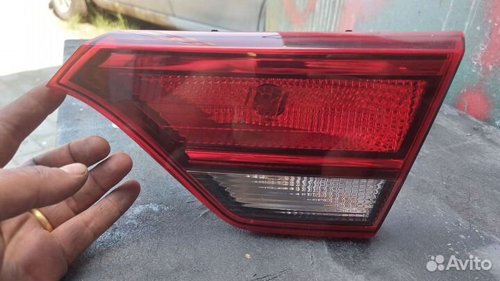 Задние фонари на kia rio 4