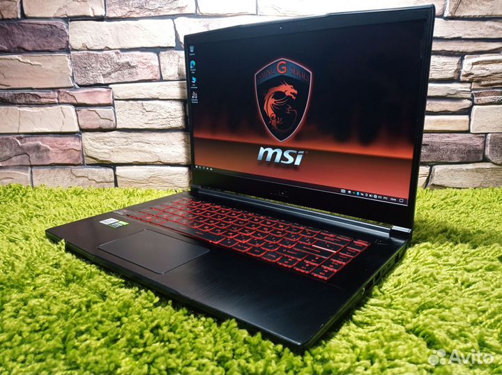 Мега Игровой MSi Core i5-10200H 8Gb NVMe RTX 3060