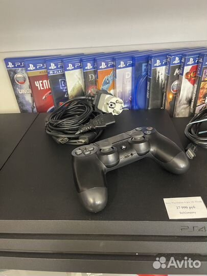 Sony PlayStation / ps 4 pro 1Tb 7016B с играми