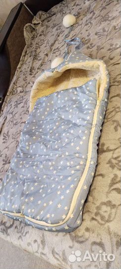 Конверт зимний на овчине