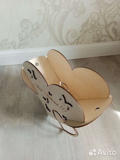 Сердце подставка для цветов