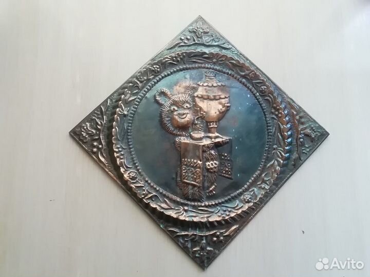 Настенные панно, медная чеканка времён СССР