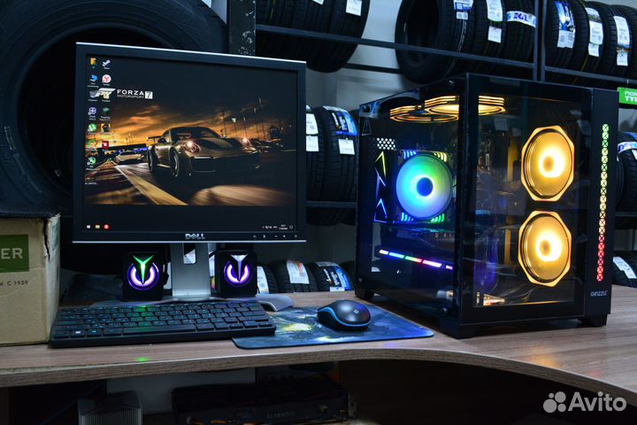 Мощный пк RTX 4060+ intel core i7 6700+16 gb озу+s