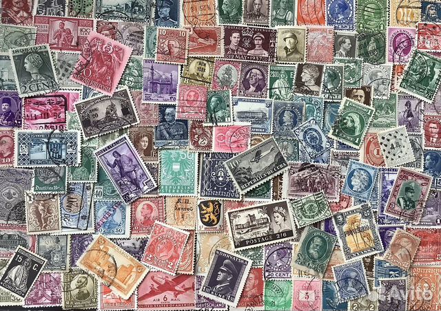 Коллекция 300 старинных марок без повторов объявление продам