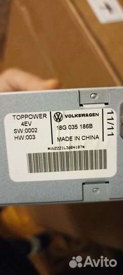 Магнитола на volkswagen