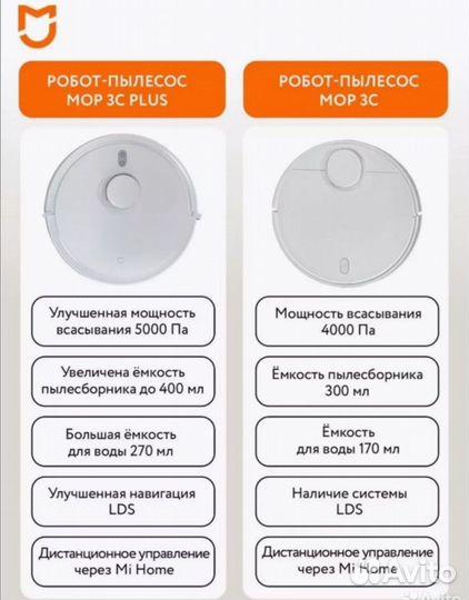 Робот пылесос Xiaomi Mijia