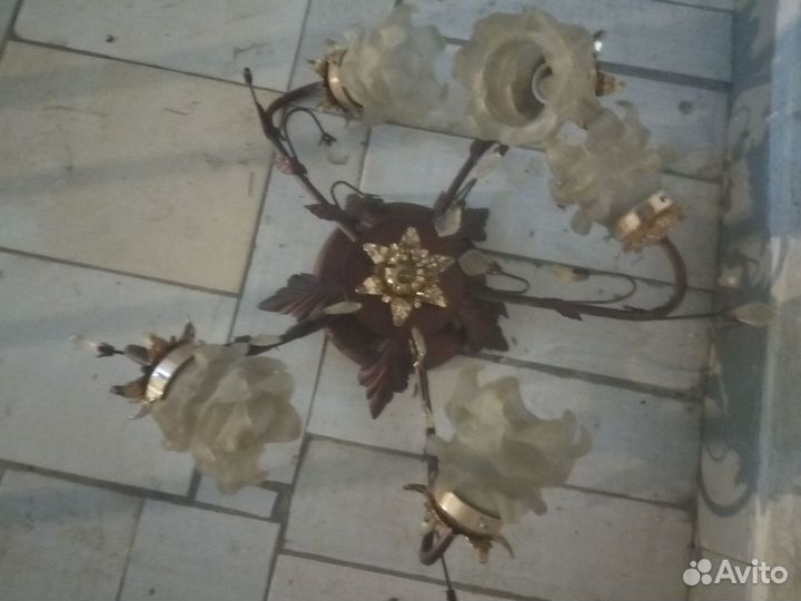 Люстра потолочная бу