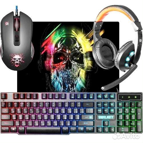 Defender Singularity Игровой набор Клавиатура и Мы