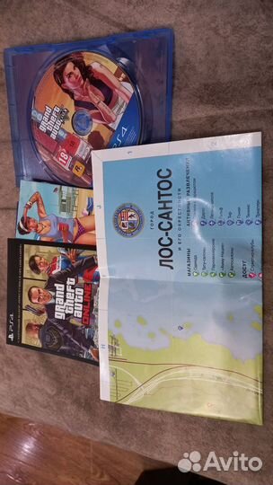 Диск игра ps4 gta 5