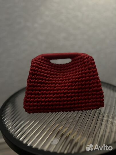 Клатч -косметичка женский красный