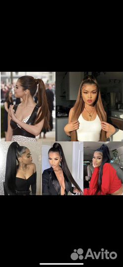 Волосы конский хвост