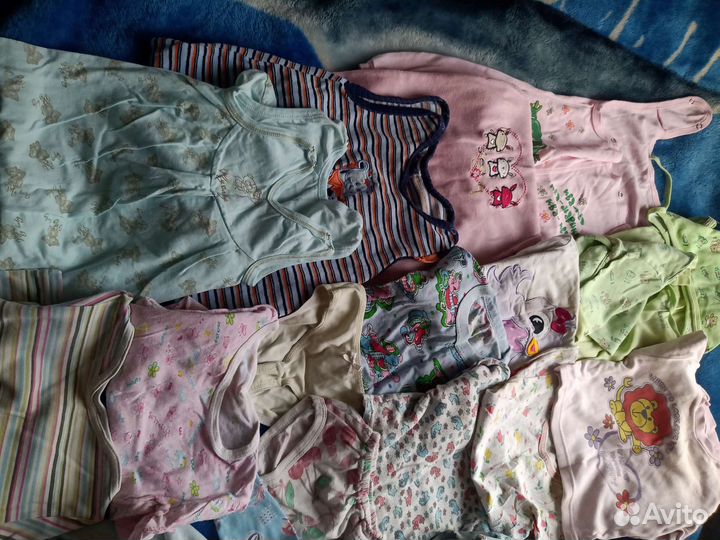 Вещи пакетом на девочку 68-80