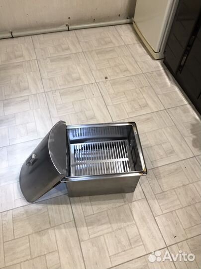 Коптильня горячего копчения из нержавейки (321)