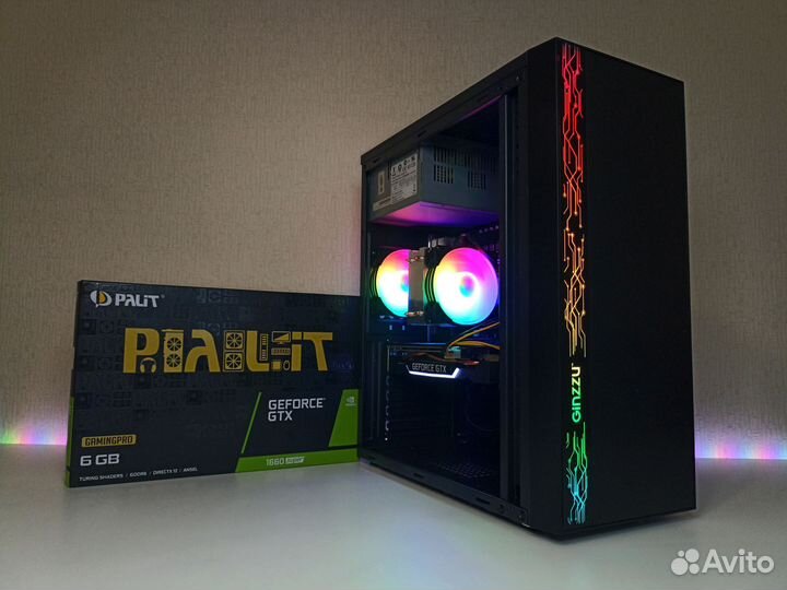 Мощный игровой пк intel core i7 + GTX 1660 super