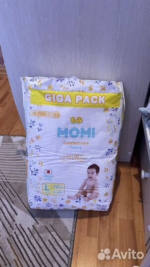 Подгузники трусики momi comfort care L
