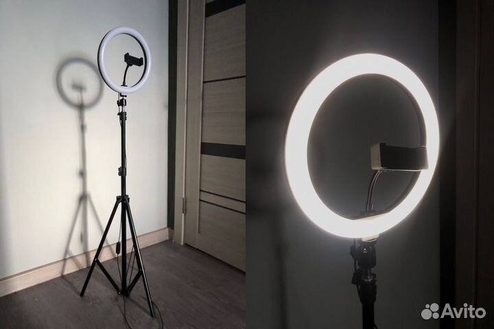 Кольцевая лампа со штативом