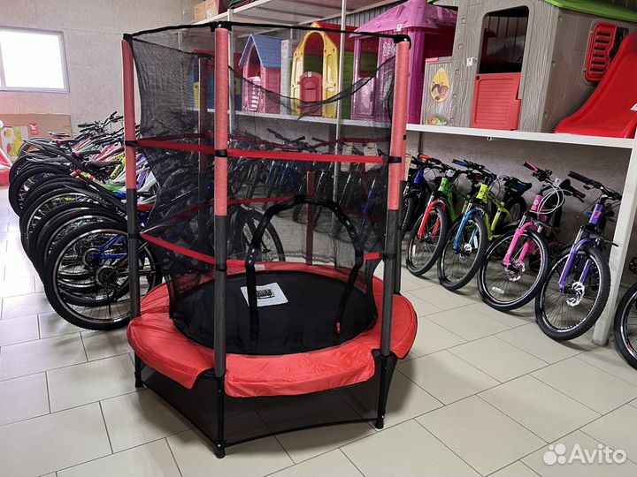 Батут с защитной сеткой 5 футов 144см (2022г.в)