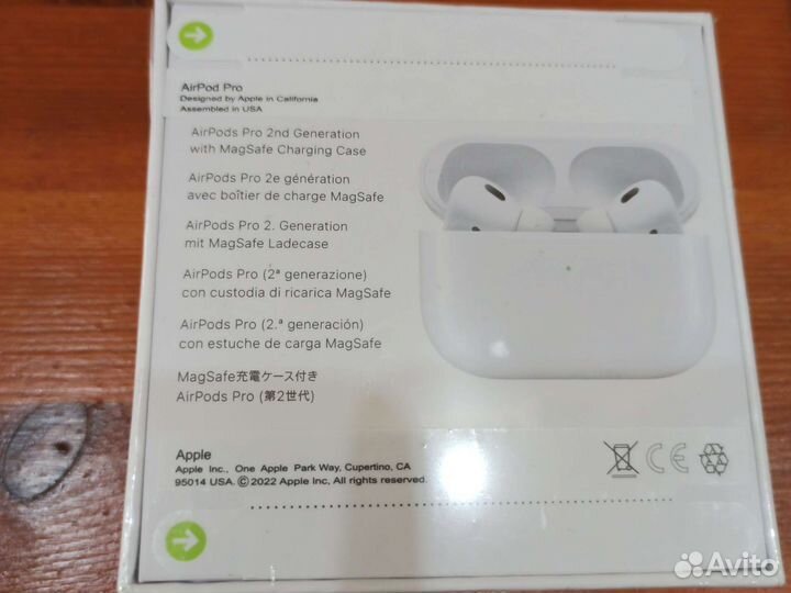 Беспроводные наушники apple airpods pro 2