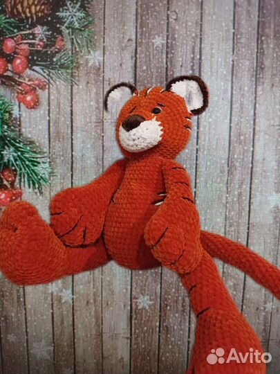 Мягкая игрушка тигренок, тигр