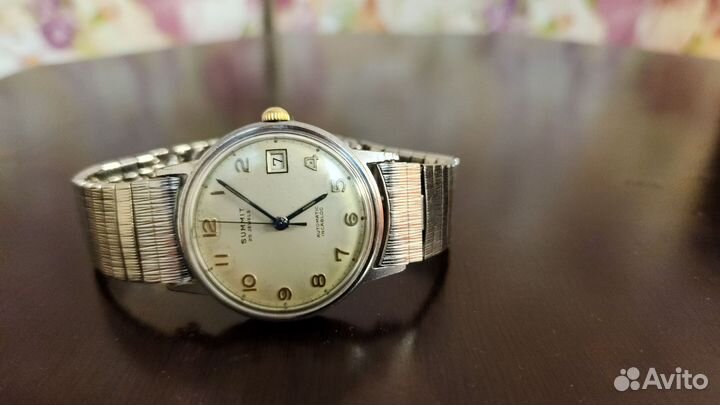Часы швейцарские винтажные Summit автоматические