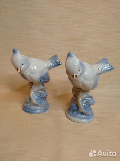 Статуэтка Синица/Синичка Гжель