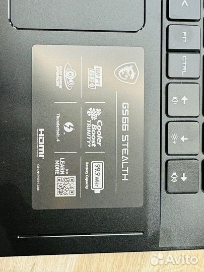 Игровой ноутбук MSI GS66 Stealth 2K/ RTX 3070