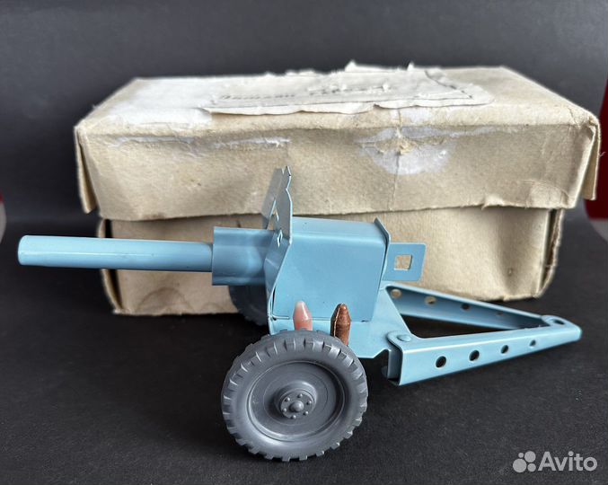 Пушка железная СССР с коробкой