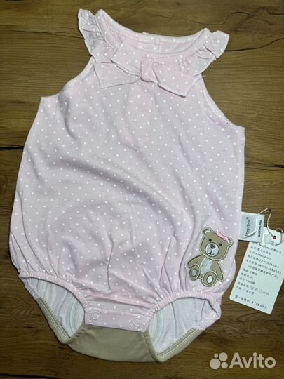 Боди ромпер новый 6-9-12-18-24 m