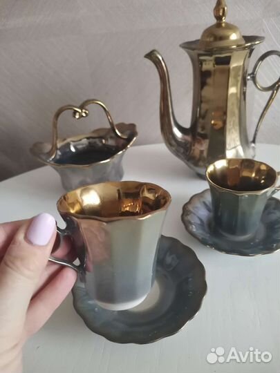 Сервиз кофейный перламутр