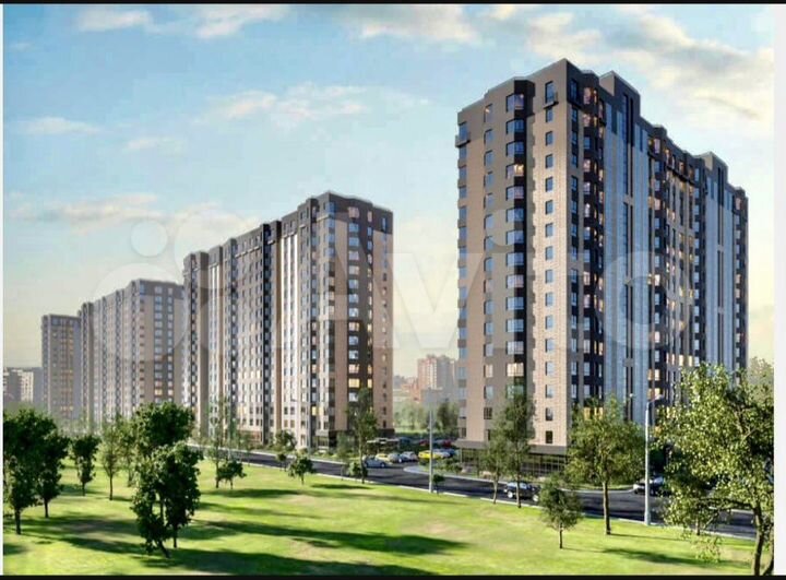 1-к. квартира, 44 м², 11/17 эт.