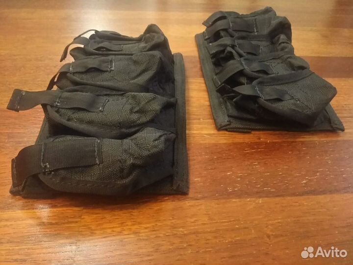 Подсумки вог-25 чёрный рип-стоп союзспецоснащение