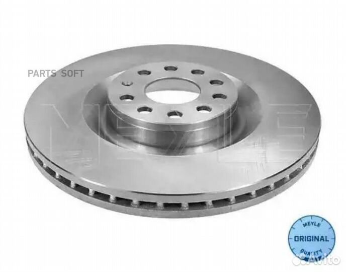 Meyle 115 521 1010 Диск торм.audi A3/VW passt vari