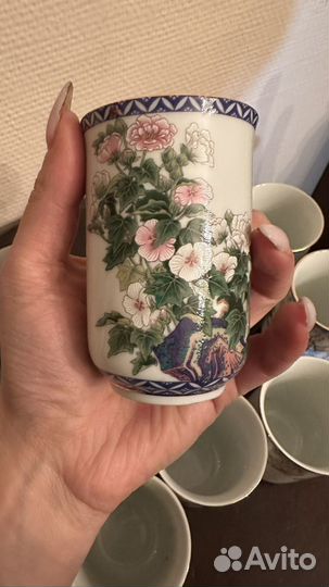 Набор из 12 чашечек японских для чая