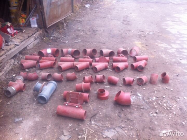 Чугунная безраструбная канализация